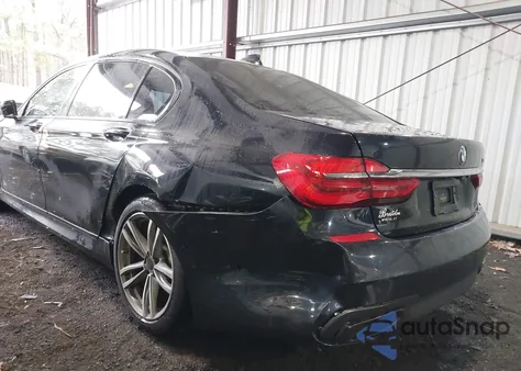 2016 BMW 750I xDrive from USA, damaged, VIN WBA7F2C50GG418511